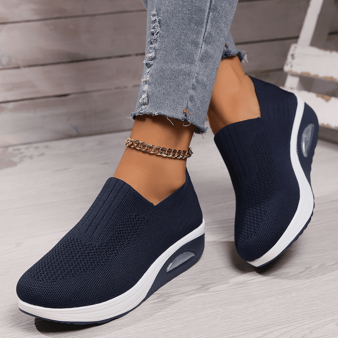 Levoire | Baskets À Enfiler Pour Femmes Bleu foncé