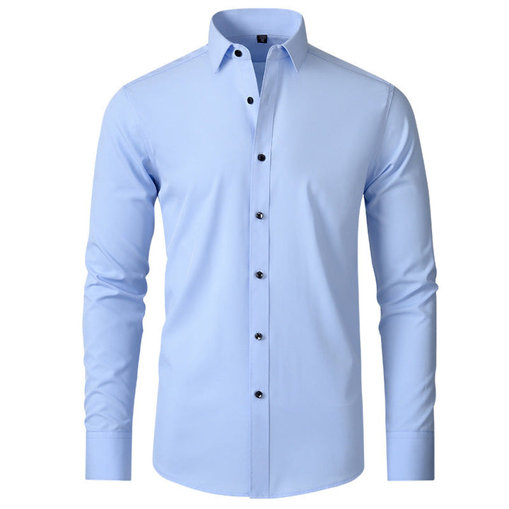Levoire | Chemise Stretch/Tricot Sans Coutures Bleu clair