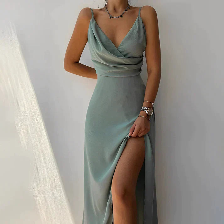 Levoire | Robe Élégante Ajustement Parfait Vert