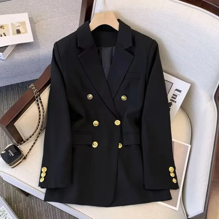 Levoire | Blazer À Double Boutonnage Pour Femmes Noir