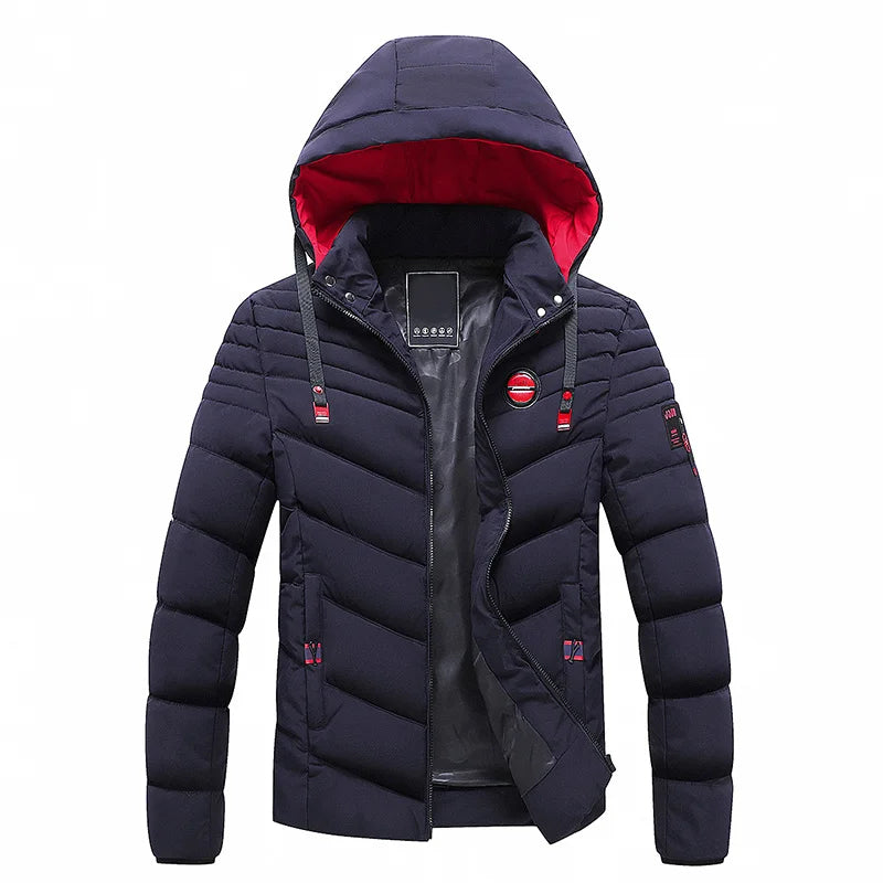 Levoire | Parka Idéal Veste Pour Hommes Bleu marine