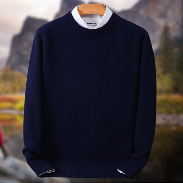 Levoire | Pull doux et élégant Bleu Foncé