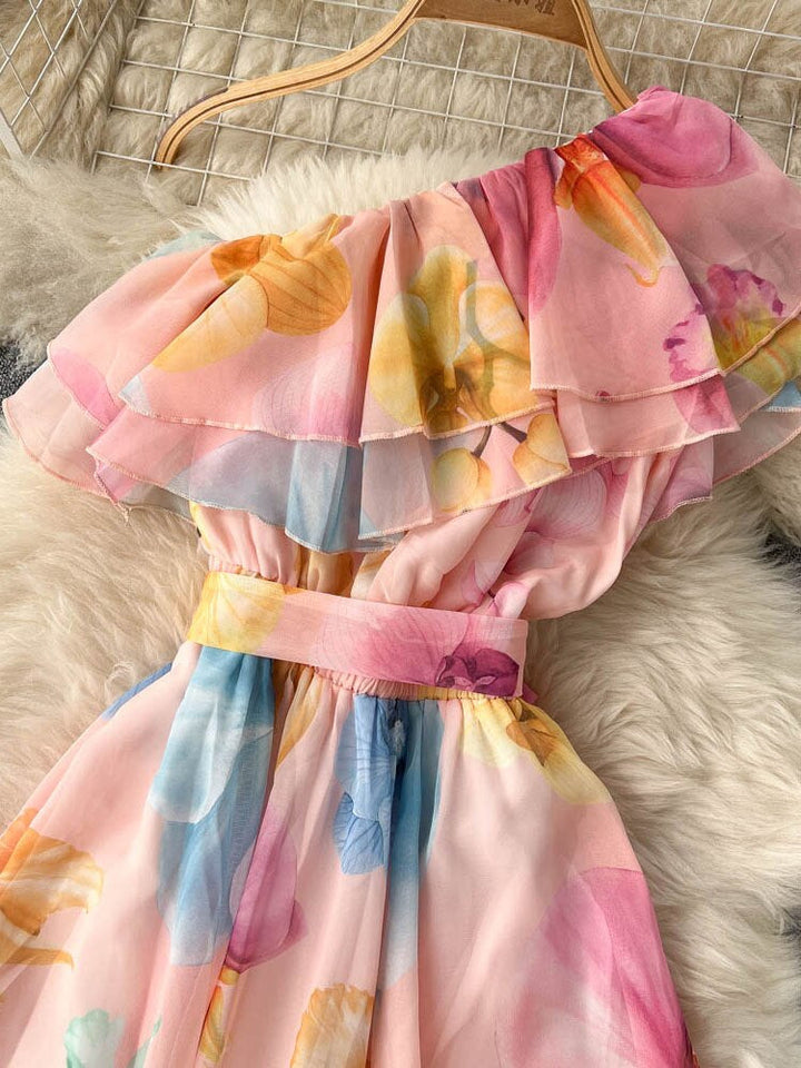 Levoire | Imprimé Floral En Angle Épaule