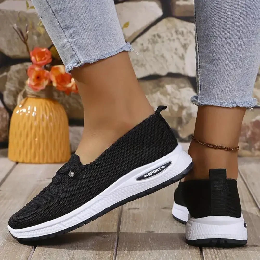 Levoire | Baskets De Marche Pour - Femmes - Léger Noir