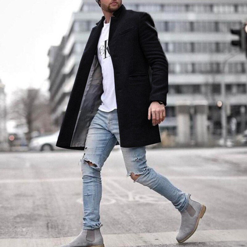 Levoire | Manteau Long Classique Noir