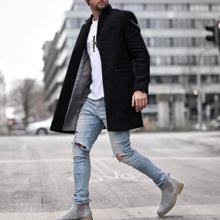 Levoire | Manteau Long Classique Noir