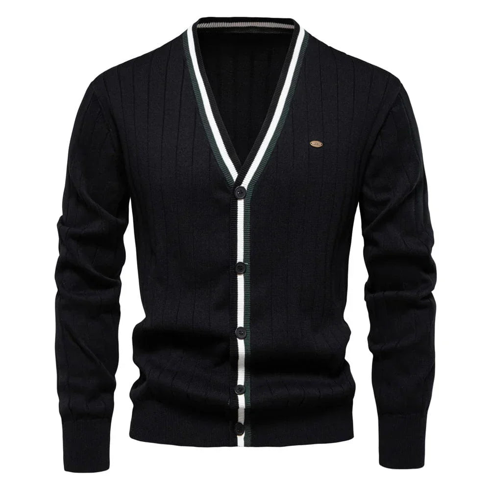 Levoire | Élégants gilets en tricot pour hommes Noir