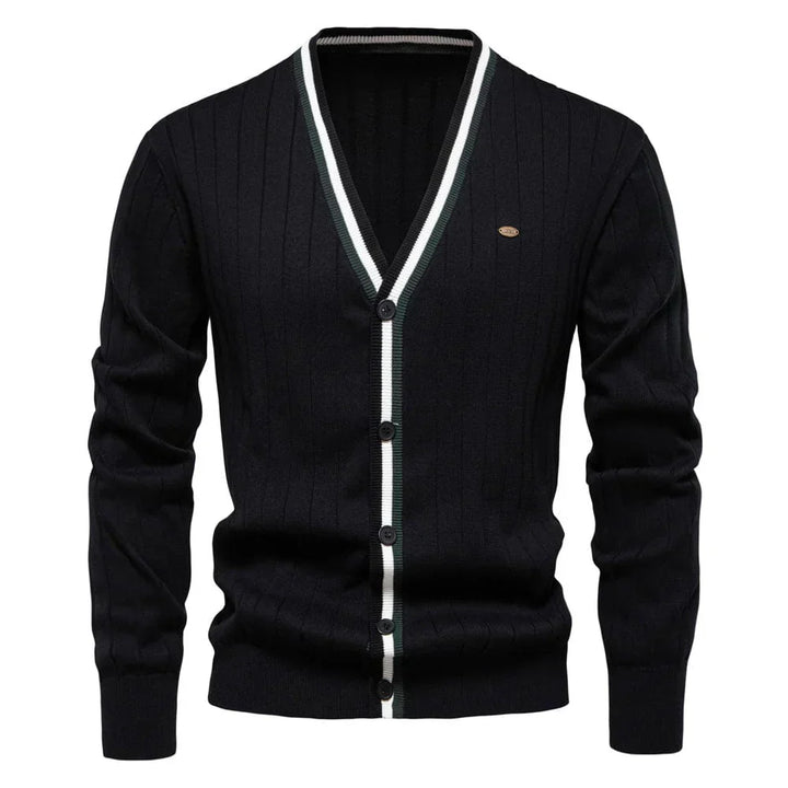 Levoire | Élégants gilets en tricot pour hommes Noir