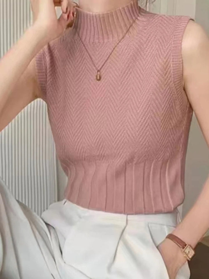Levoire | Brienna Top - Punto Und Casual Rosa