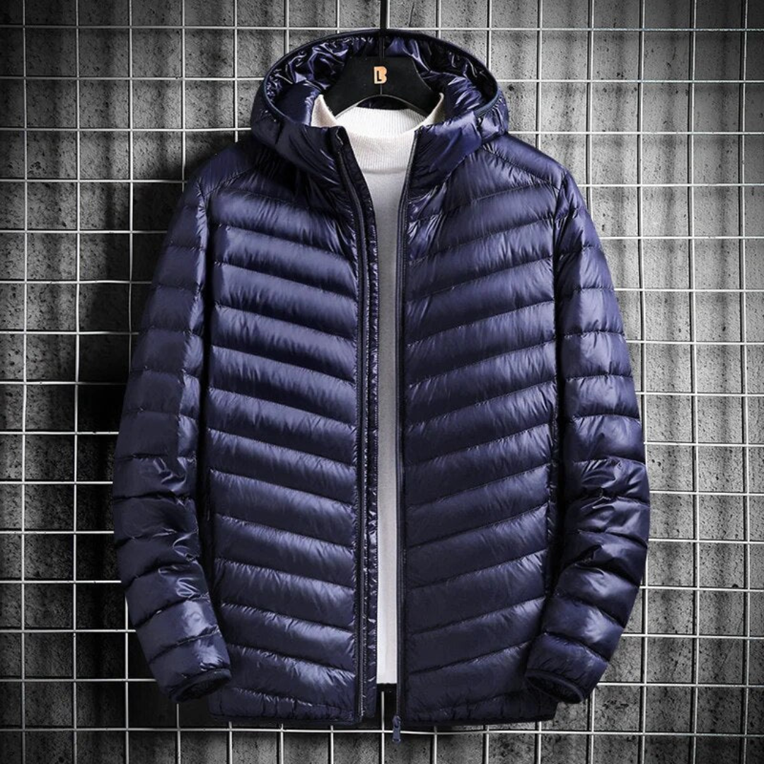 Levoire | Bomber Jacket Hommes Casual Look Marine bleu