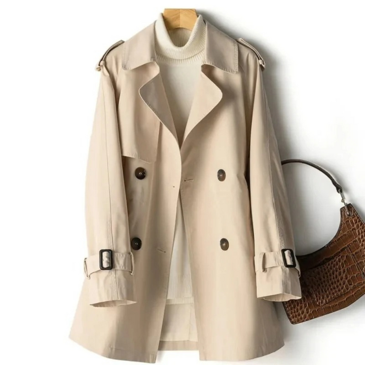 Levoire | Trench-Coat Décontracté Pour Femmes Khaki