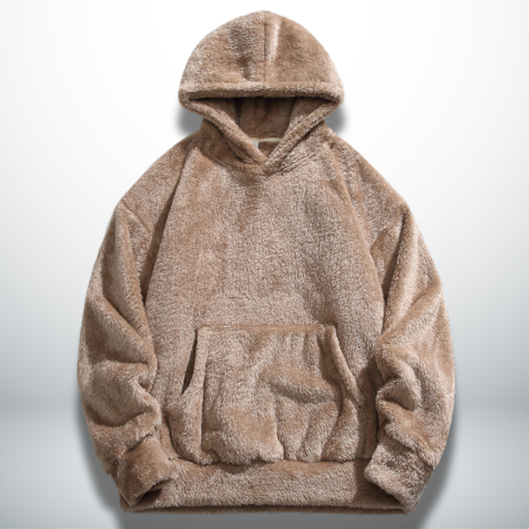 Levoire | Sweatshirt chaud et doux oversize unisexe Cachi