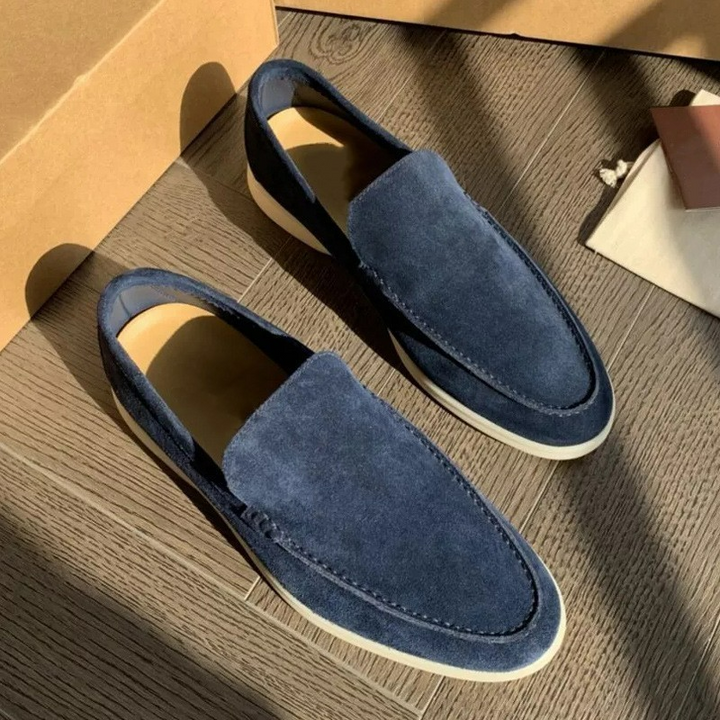 Levoire | Chic Mocassins FR Homme Au Design Classique Bleu