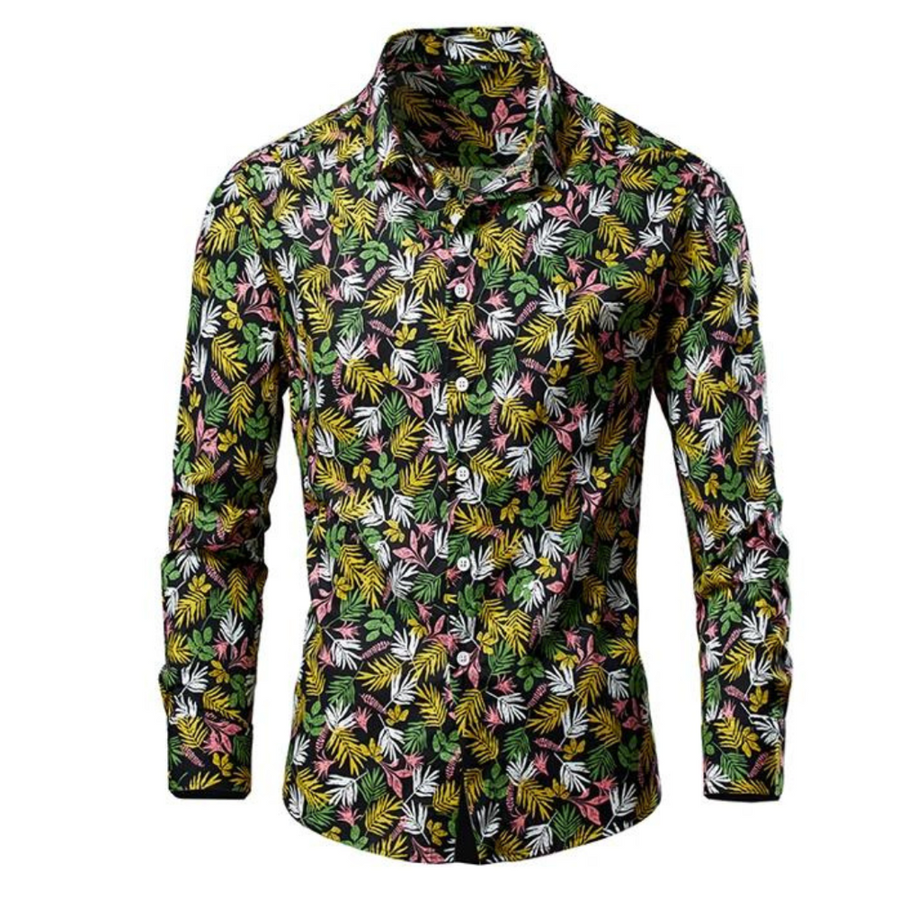 Levoire | Chemise À Fleurs Elegant Hommes