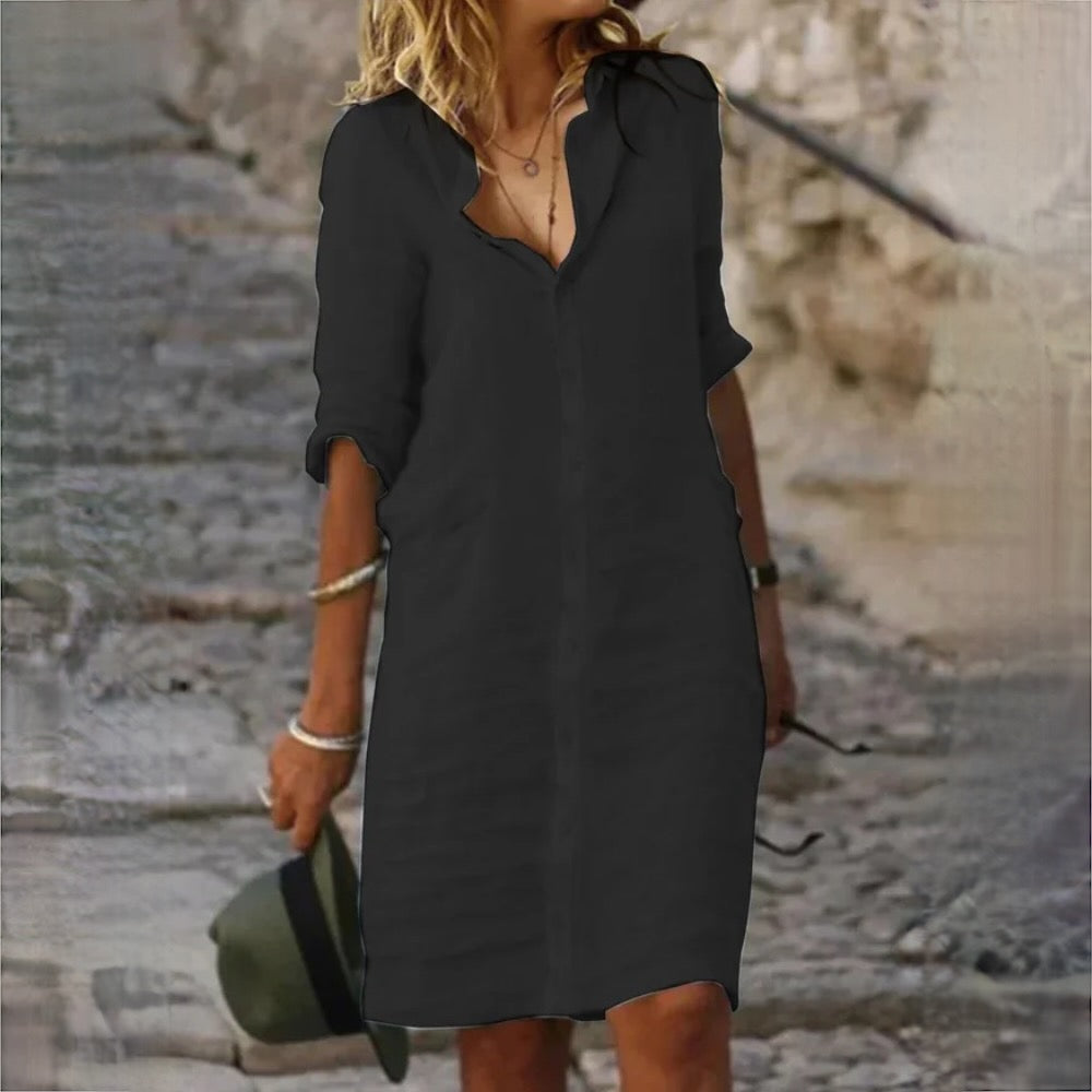 Levoire | Robe Élégante Pour Les Activités De Loisirs Noir
