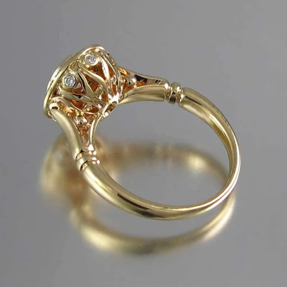 Levoire | Vintage Gold Et Zirkonia Paquet D'Anneau Or
