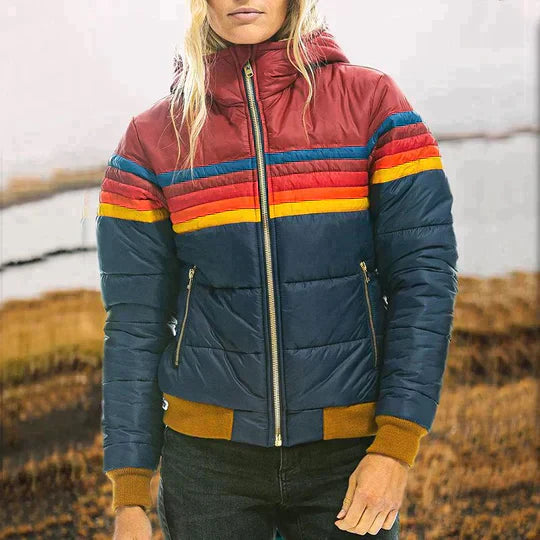 Levoire | Veste Rétro avec Col en Fourrure d'Ours Merensininen