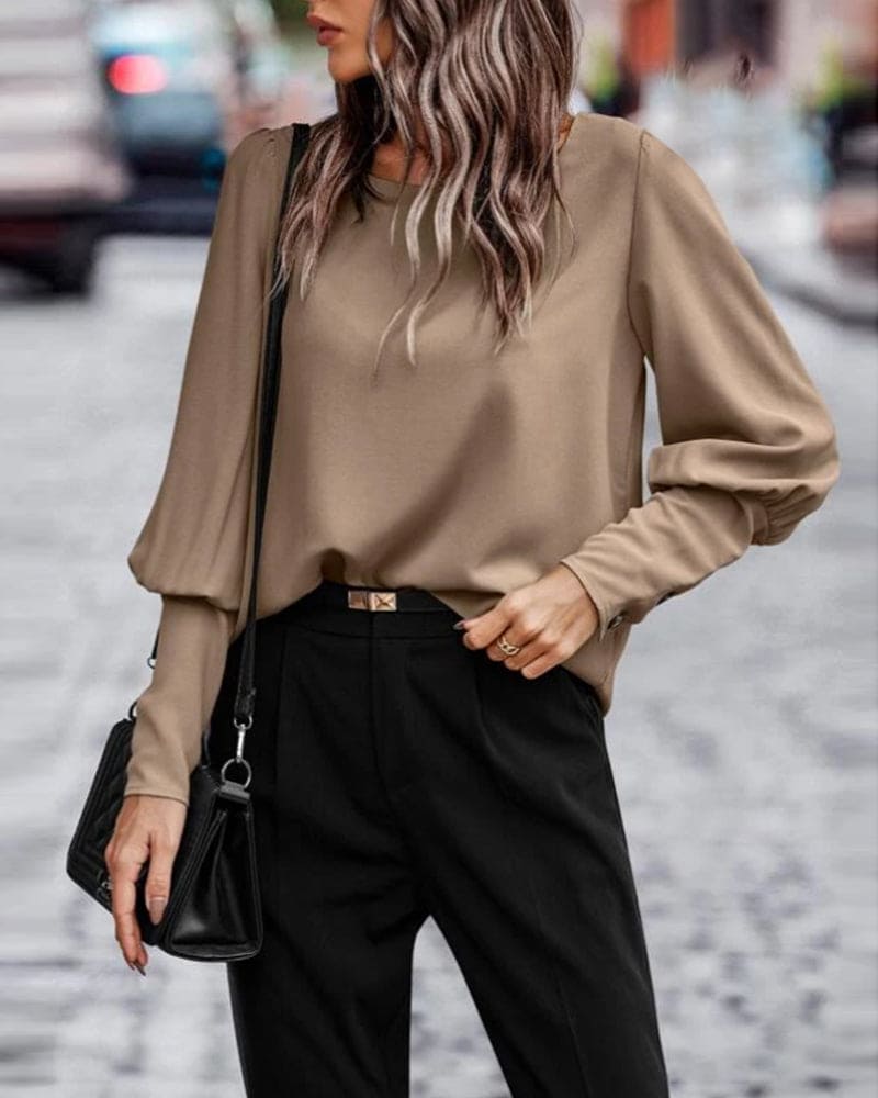 Levoire | Blouse Avec Des Manches Bouffantes