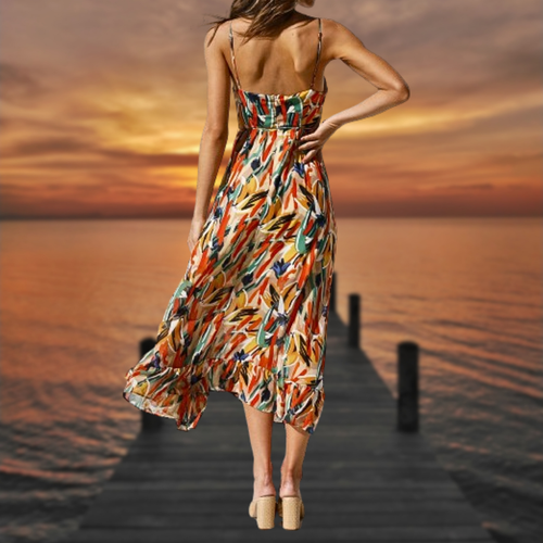 Levoire | Robe de soirée à motif Boho