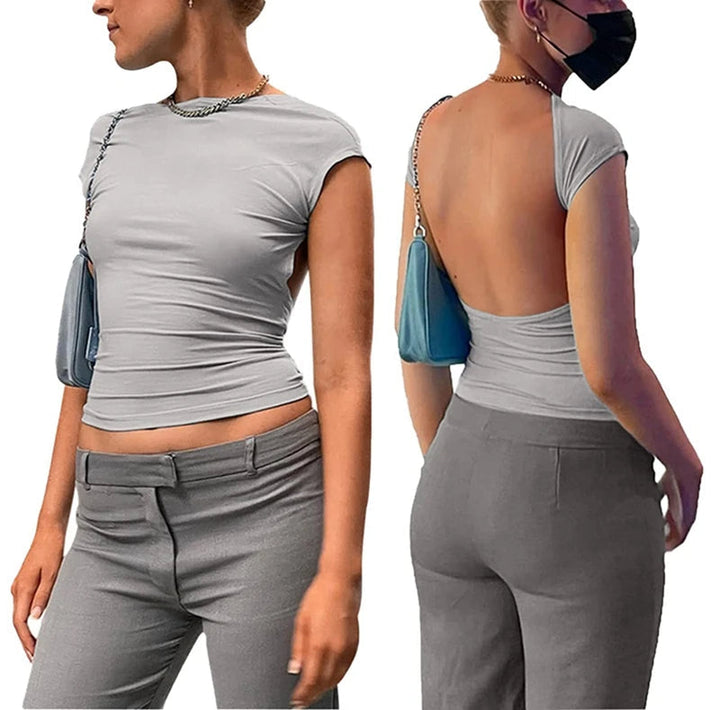 Levoire | Jara Top - Tendance & Sexy Gris