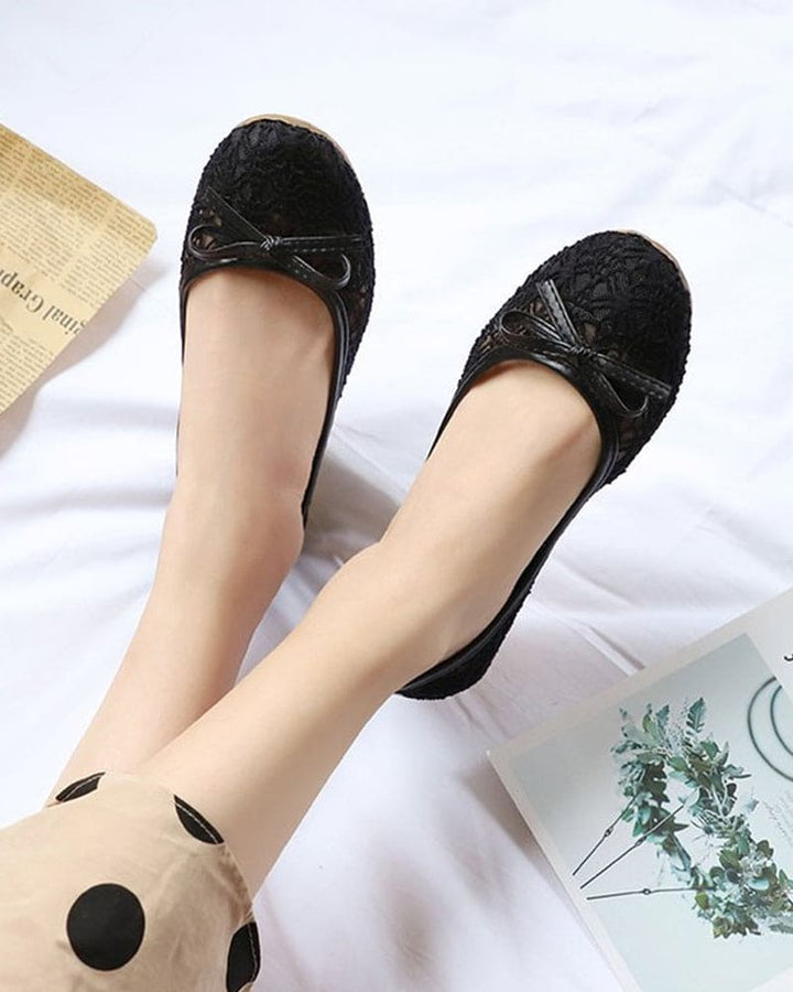 Levoire | Chaussures À Semelle Plate, Bout Rond Et Mesh
