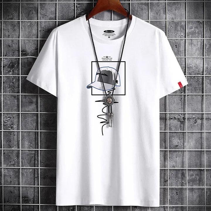 Levoire | Décontracté & T-Shirt Élégant Blanc