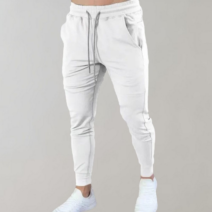Levoire | Pantalon de jogging homme slim fit look sportif pour l'homme moderne Blanc