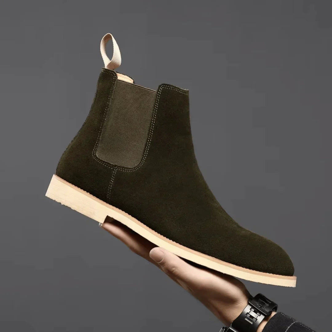 Levoire | Chaussures en Cuir Souple Vert