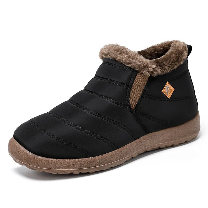 Levoire | Bottes doublées imperméables avec semelle antidérapante Noir