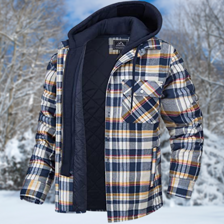 Levoire | Veste D'Hiver Pour Hommes Jaune - Bleu