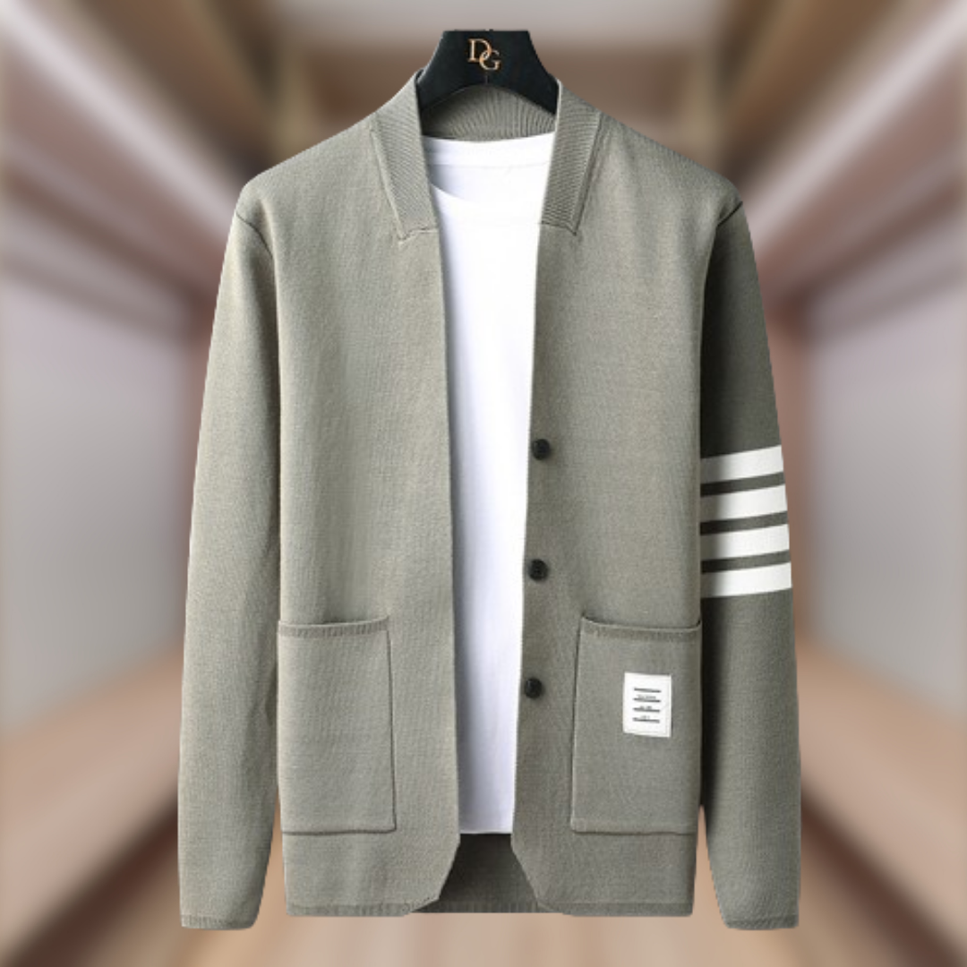 Levoire | Cardigan élégant et sportif Vert clair