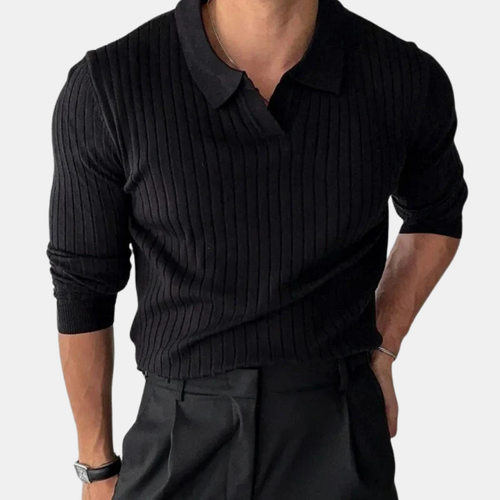 Levoire | Chemise Polo Noir