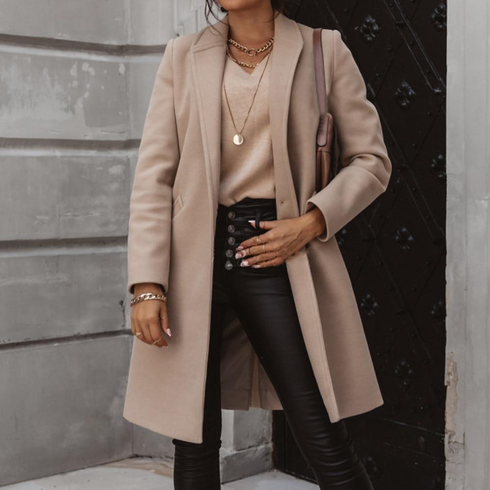 Levoire | Manteau élégant et décontracté Beige