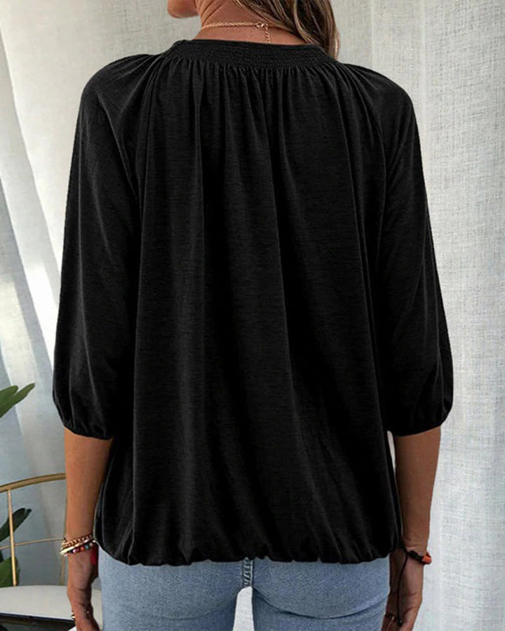 Levoire | Élégante chemise à col rond