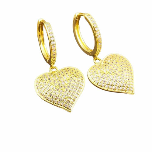 Levoire | Kulta Rakkaus Cœur Tipi-Boucles D'Oreilles