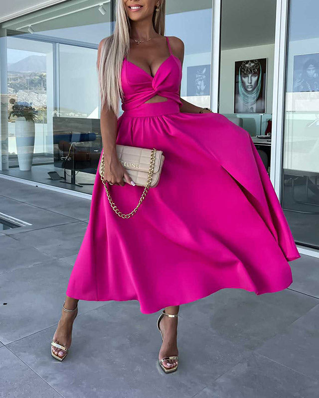 Levoire | Robe de mode urbaine Rose Fonce