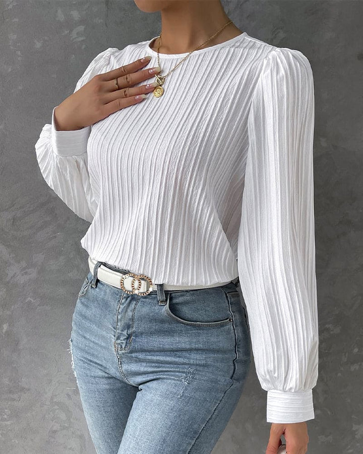 Levoire | Élégante Chemise Pour Femmes Avec Des Manches Ballon