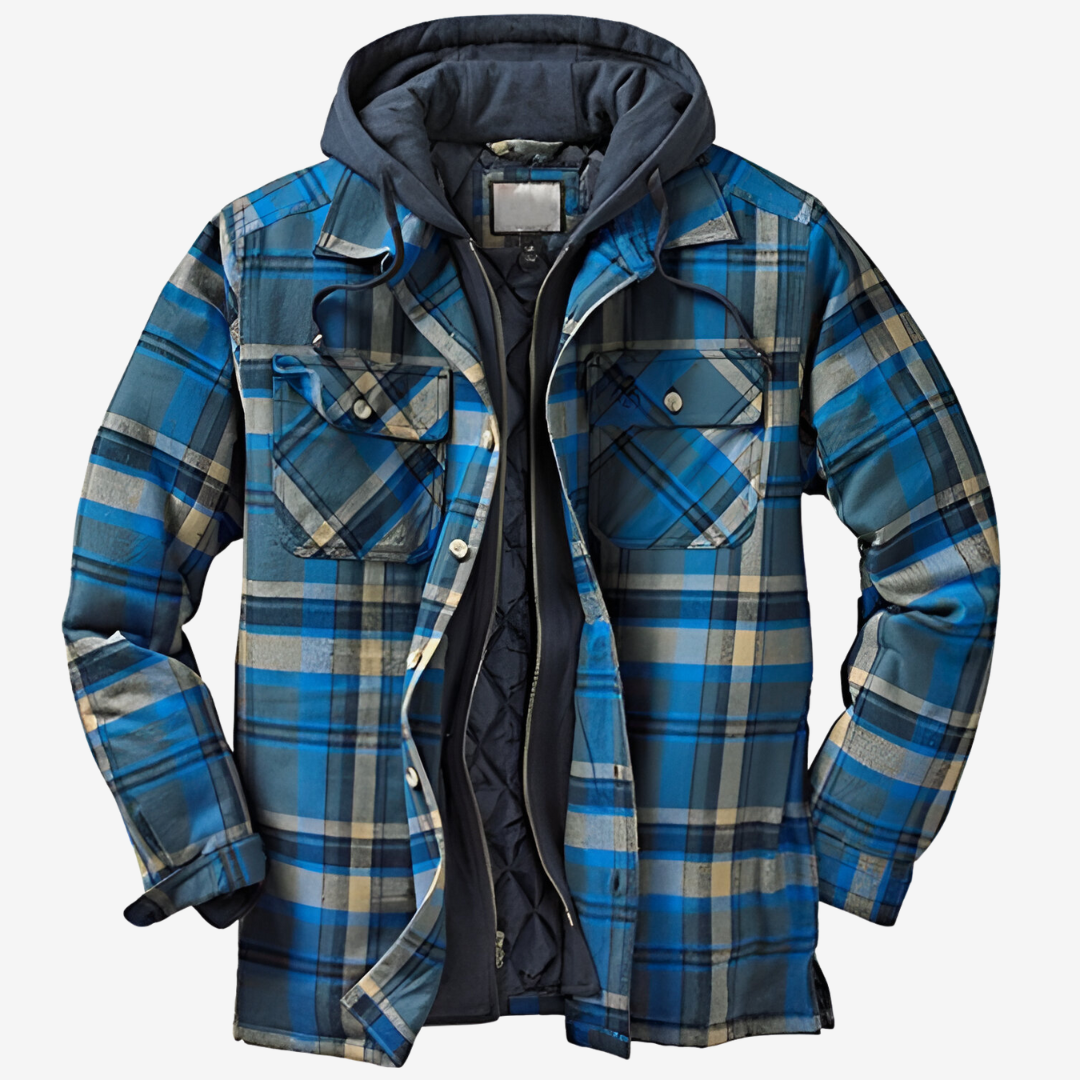 Levoire | Veste En Flanelle Bleu