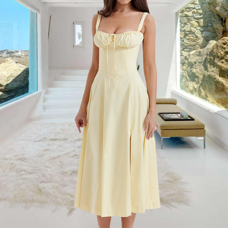 Levoire | Robe d'Été Avec Détails Corset