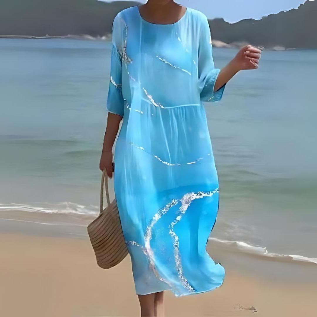 Levoire | Élégance Intemporelle Robe Bleu clair