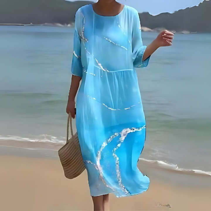 Levoire | Élégance Intemporelle Robe Bleu clair