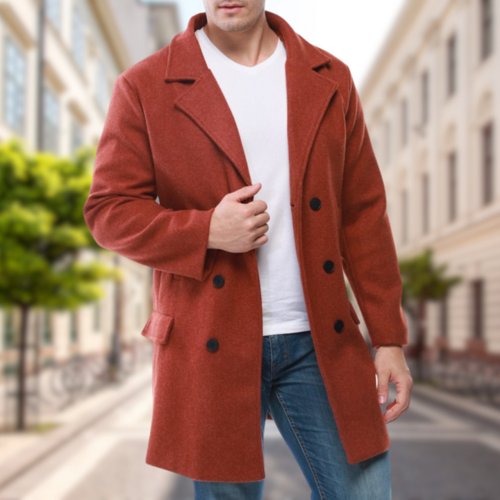 Levoire | Manteau d'automne confortable et élégant Rosso
