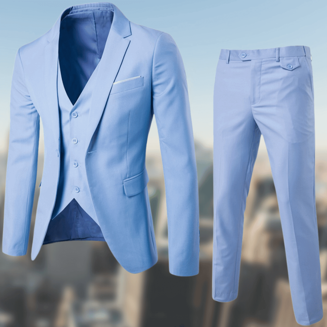 Levoire | Costume Élégant Pour Occasions Spéciales Bleu Clair
