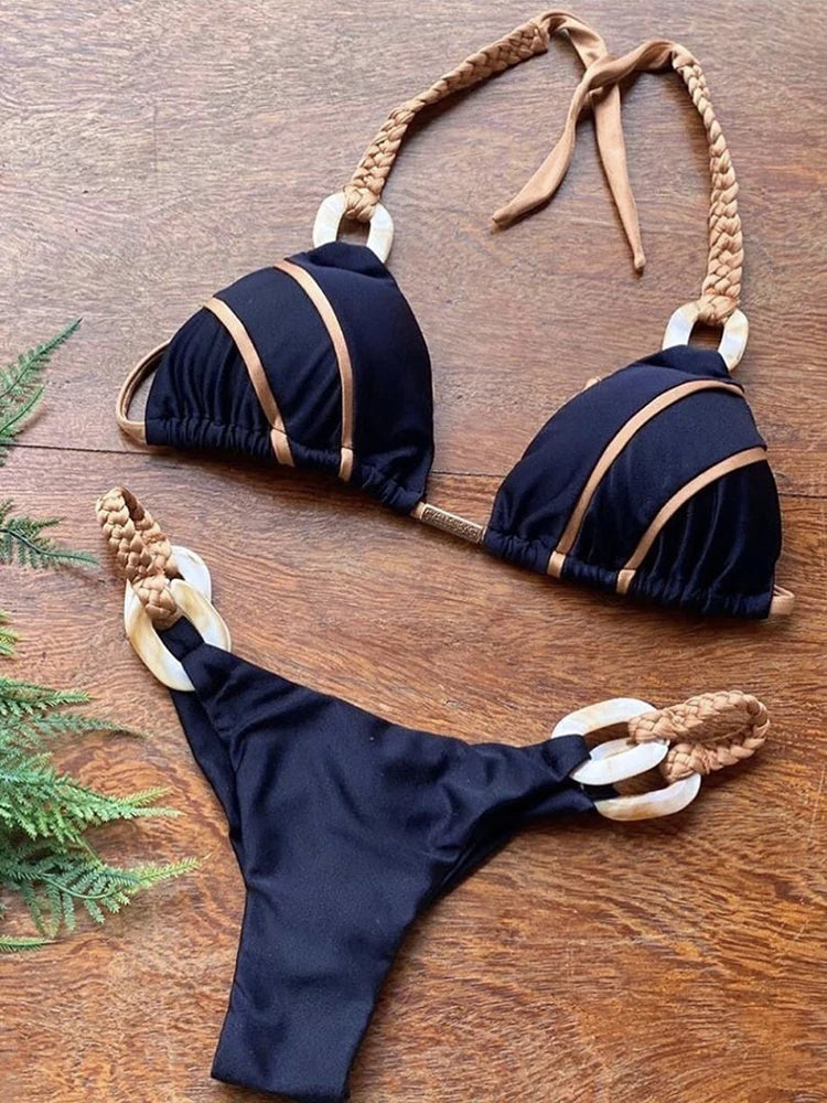 Levoire | Fenna Bikini - Élégant Et Sexy Bleu foncé
