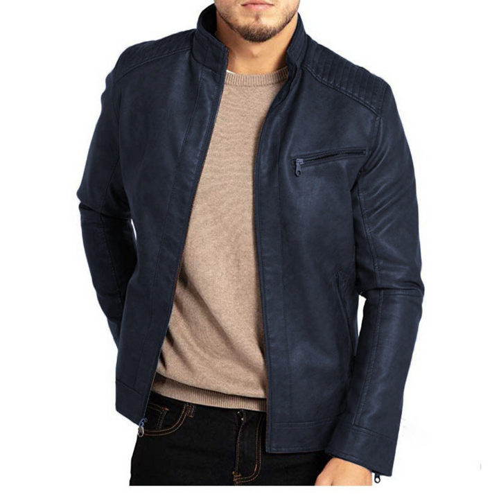 Levoire | Chic Veste Hommes Style Moderne Bleu foncé