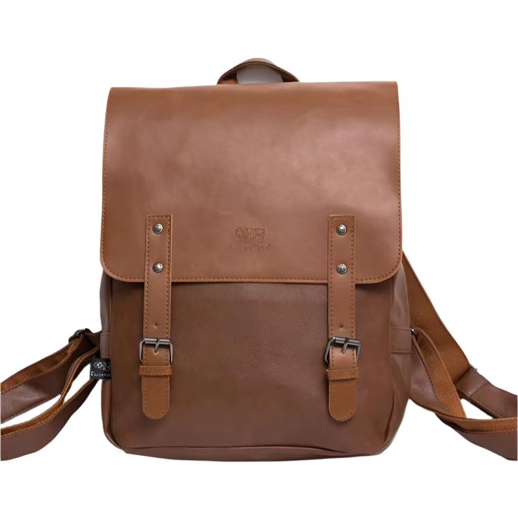Levoire | Sac À Dos Élégant Avec Double Sangle De Transport Pour Les Voyages Et Ordinateur Portable Marron clair