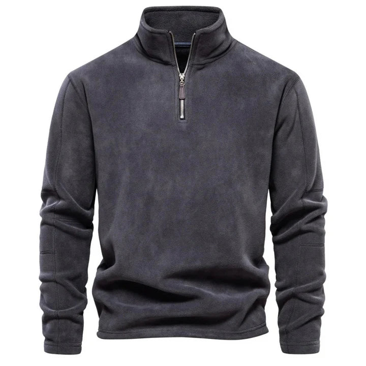 Levoire | Pull long à manches longues pour hommes Gris foncé