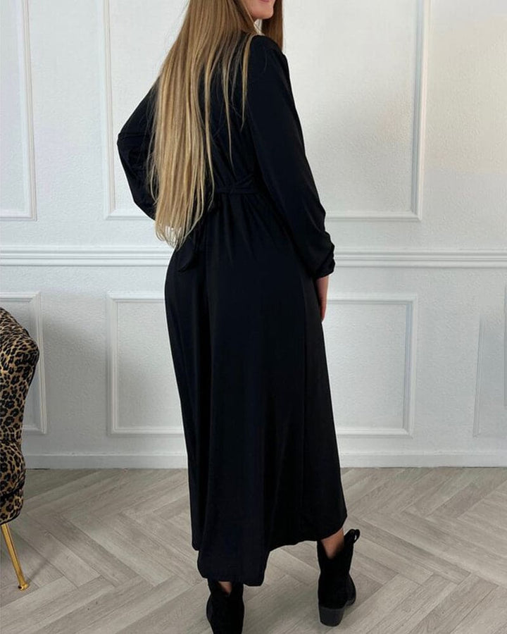 Levoire | Robe Unie À Manches Longues