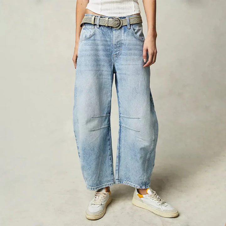 Levoire | Jeans Larges Confortables Pour Femmes Bleu clair
