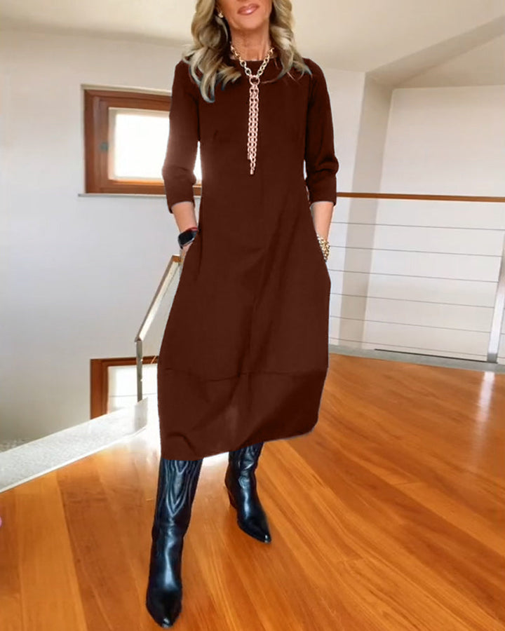 Levoire | I Robe Élégante Et Confortable Marron